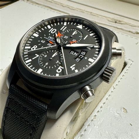 iwc doppelchronograph top gun|chronograph top gun edition.